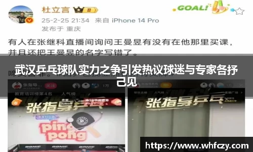 武汉乒乓球队实力之争引发热议球迷与专家各抒己见